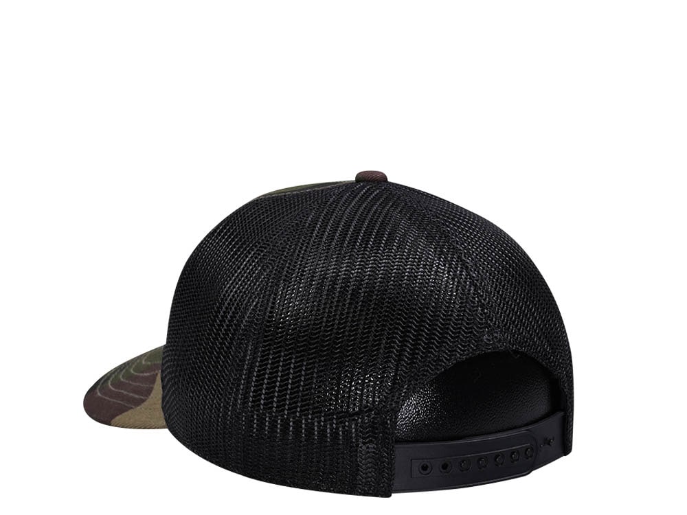 American Needle Chevy Twill Valin Patch Camo Trucker Snapback Casquette