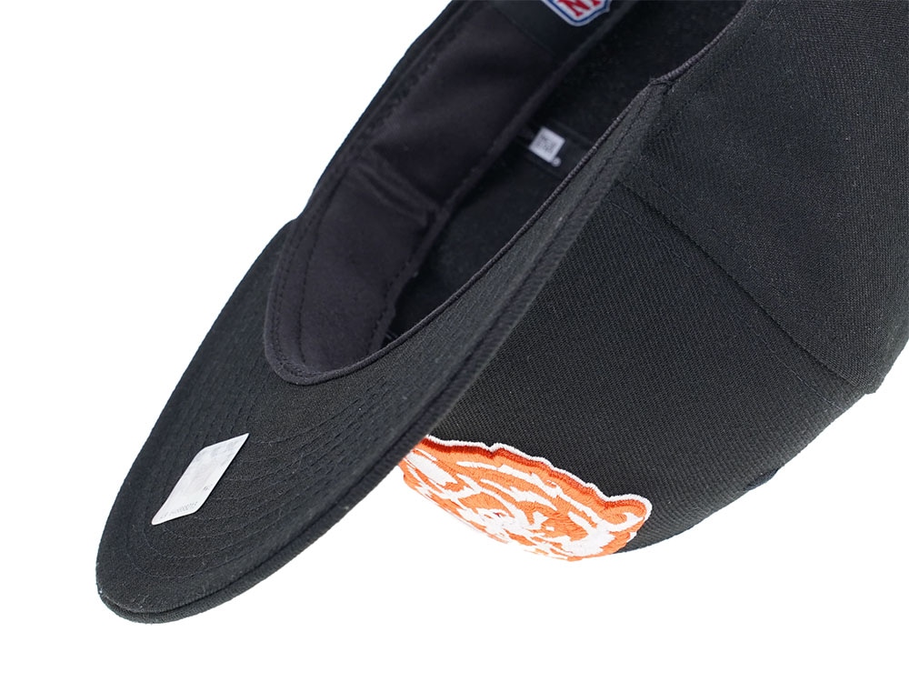 New Era Chicago Bears Black and Orange 59Fifty Fitted Casquette