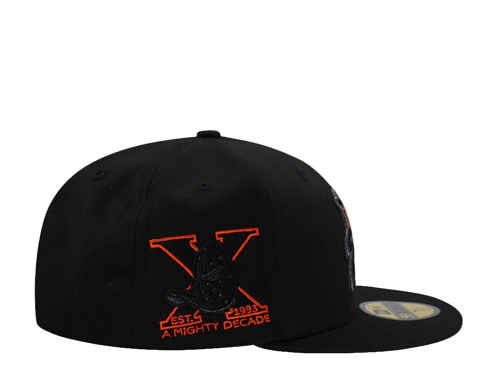 New Era Anaheim Ducks 10th Anniversary Blackout Prime Edition 59Fifty Fitted Casquette