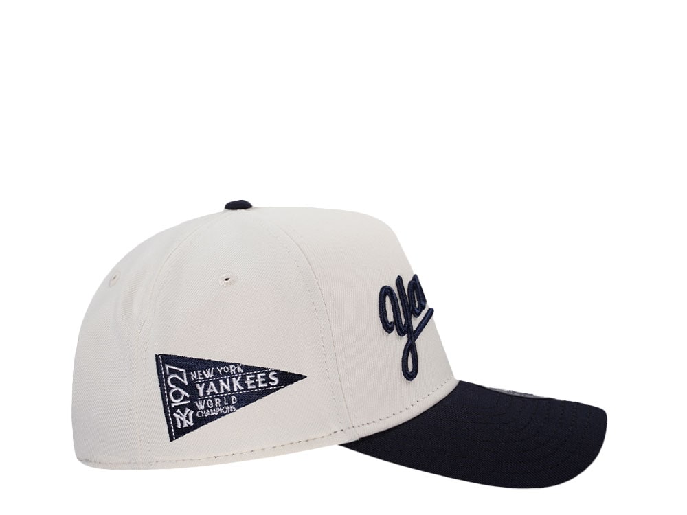 New Era New York Yankees World Series 1927 Chrome Two Tone Prime Edition 9Forty A Frame Snapback Casquette
