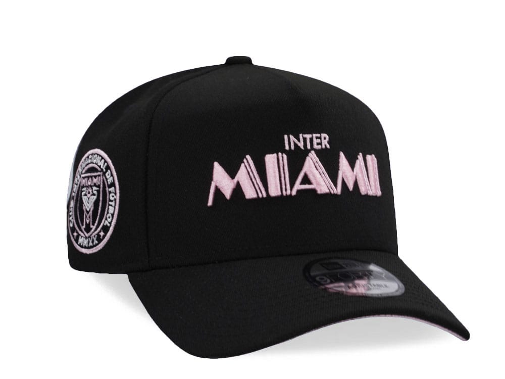 New Era Inter Miami FC Pink Script Prime Edition 9Forty A Frame Snapback Casquette