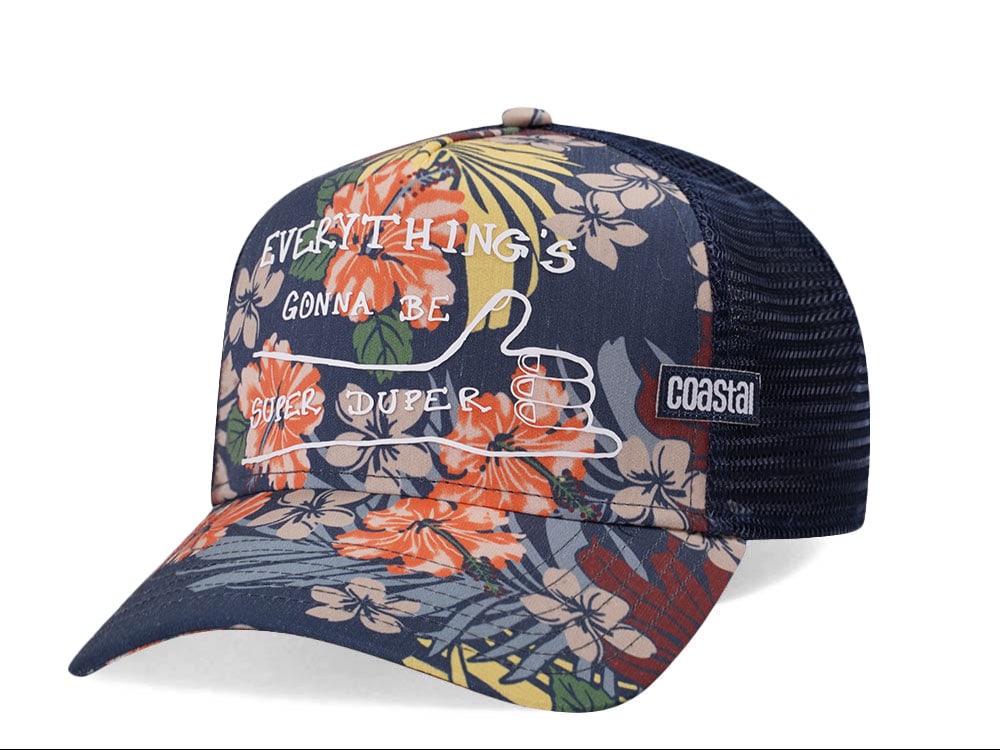 Djinns Everything's Gonna Be Super Duper Coastal Trucker Snapback Casquette