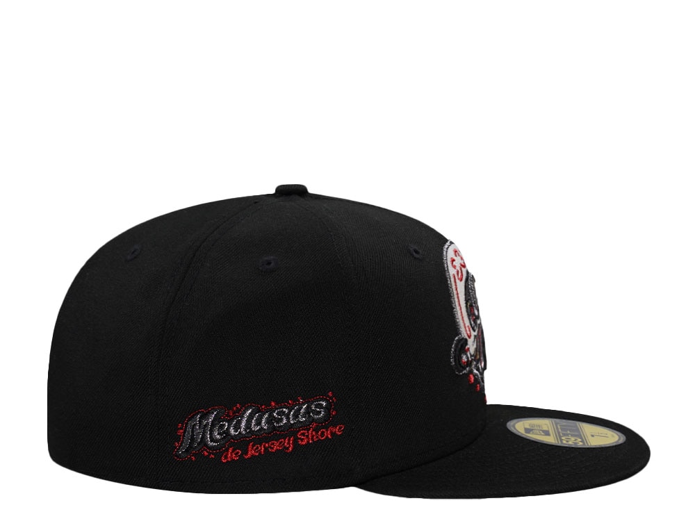 New Era Medusas de Jersey Shore Red Detail Prime Horror Edition 59Fifty Fitted Casquette