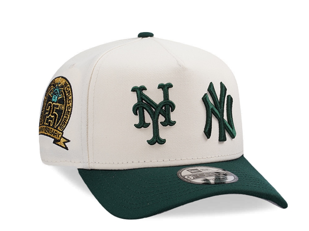 New Era New York Yankees New York Mets Chrome Two Tone Edition 9Forty A Frame Snapback Casquette
