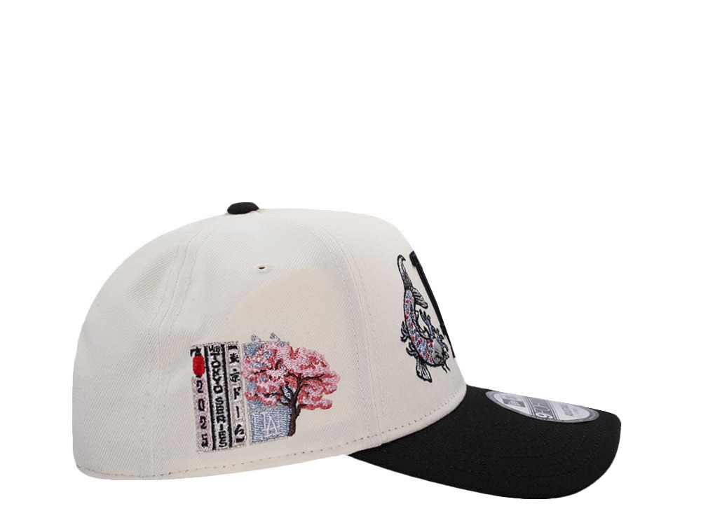 New Era Los Angeles Dodgers Tokyo Series Chrome Two Tone Edition 9Forty A Frame Snapback Casquette