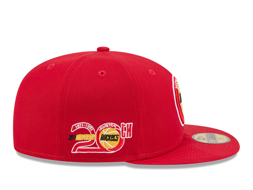New Era Houston Rockets HWC 20th Anniversary Red 59Fifty Fitted Casquette