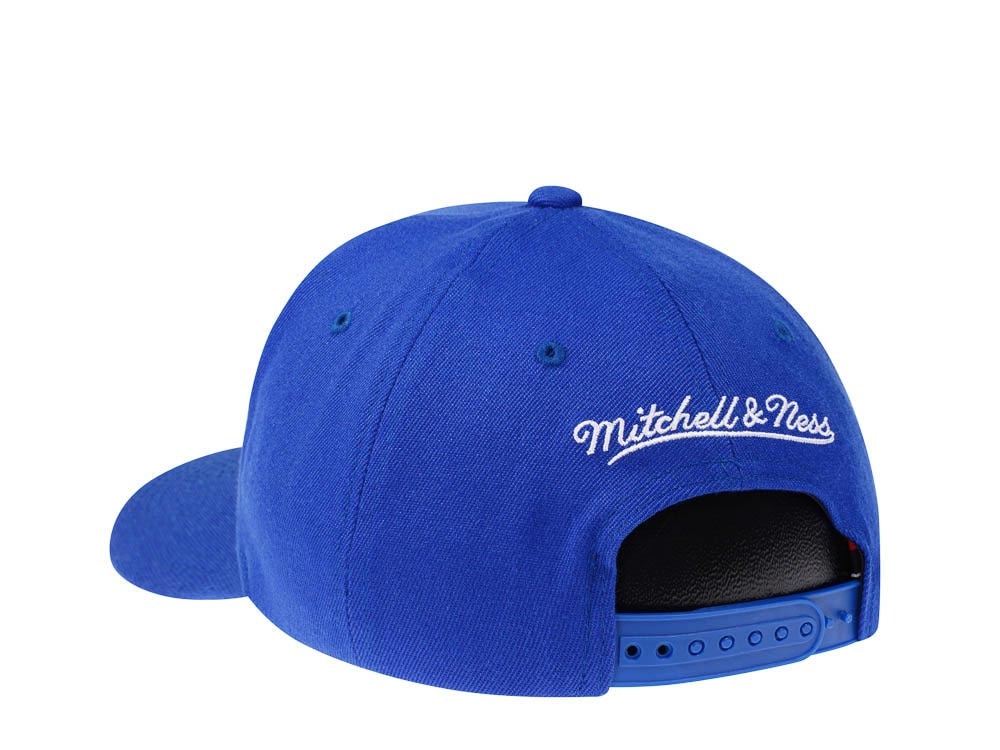 Mitchell & Ness New York Knicks Team Ground Red Line Solid Flex Snapback Casquette