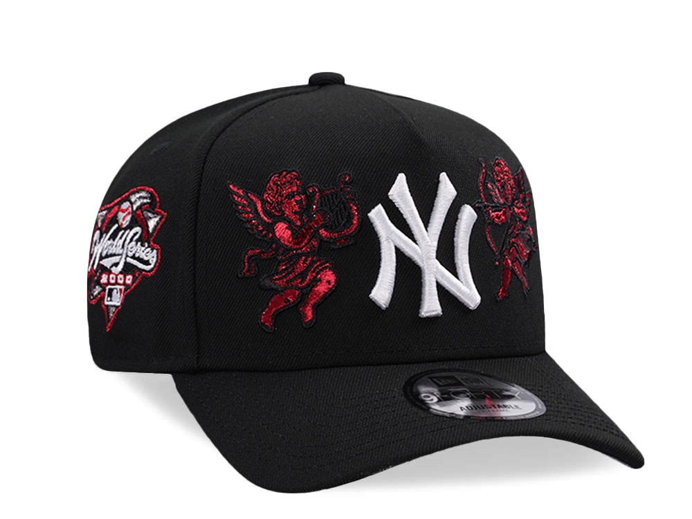 New Era New York Yankees World Series 2000 Cupids Black Prime Edition 9Forty A Frame Snapback Casquette