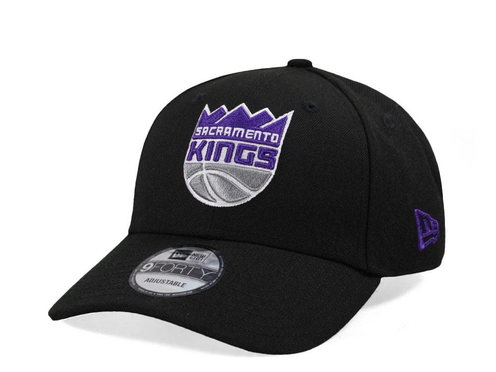 New Era Sacramento Kings The League Black Edition 9Forty Strapback Casquette