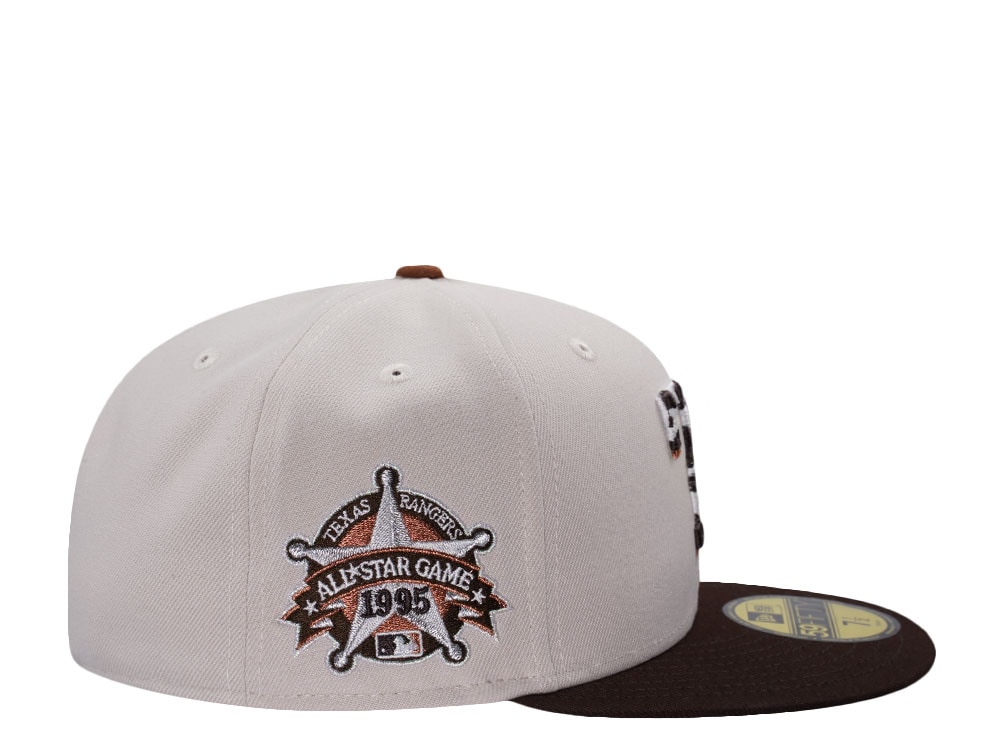 New Era Texas Rangers All Star Game 1995 Stone Two Tone Edition 59Fifty Fitted Casquette