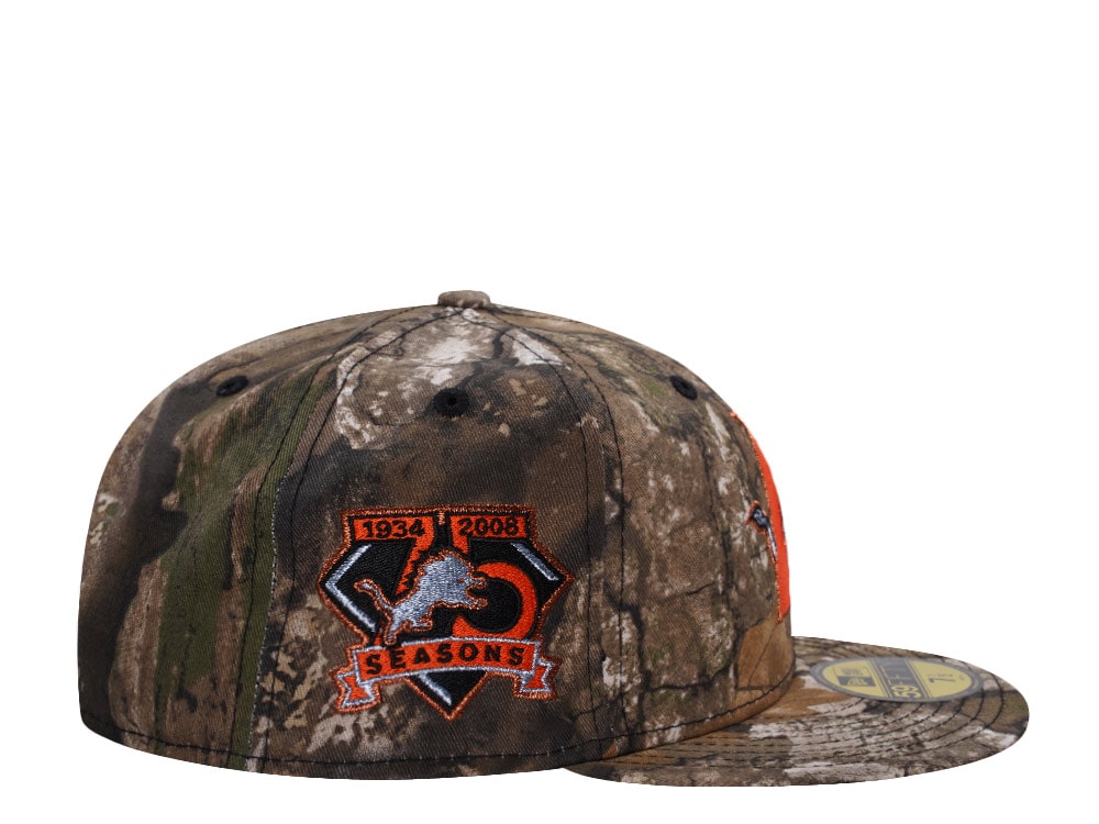 New Era Detroit Lions 75th Anniversary Realtree APX Prime Edition 59Fifty Fitted Casquette