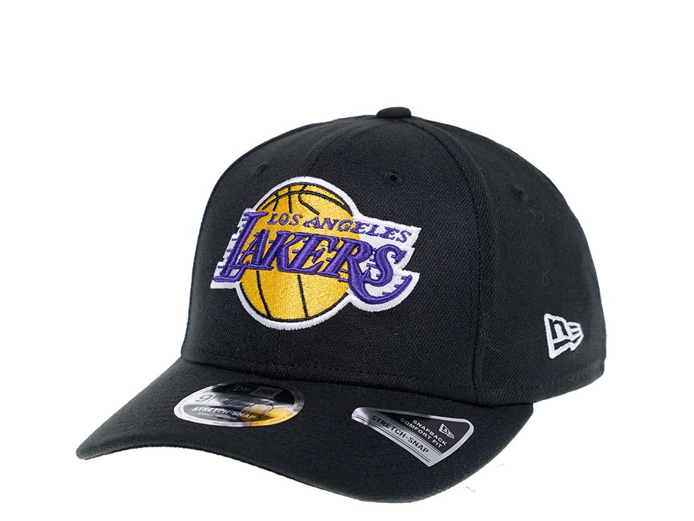 New Era Los Angeles Lakers Stretch 9Fifty Logo Black Snapback Casquette