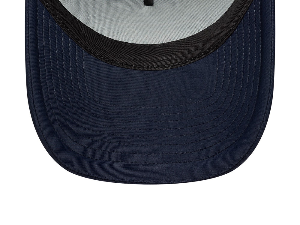 New Era Oval Foam Patch Navy 9Forty A Frame Trucker Snapback Casquette