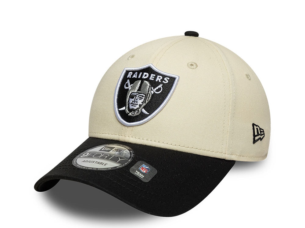 New Era Las Vegas Raiders Colour Block White Two Tone Edition 9Forty Adjustable Casquette