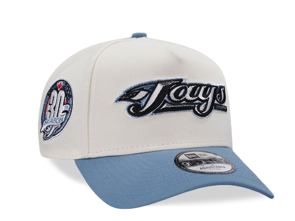 New Era Toronto Blue Jays 30 Season Chrome Two Tone Edition 9Forty A Frame Snapback Casquette
