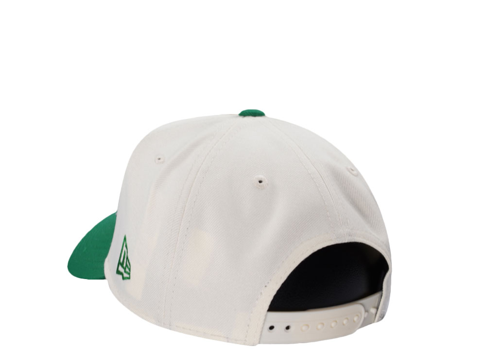 New Era Boston Celtics Script Chrome Two Tone Edition 9Forty A Frame Snapback Casquette
