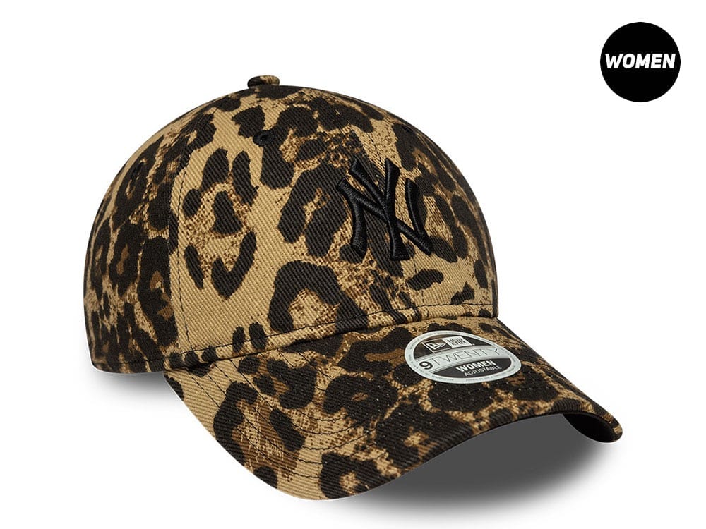New Era New York Yankees Leopard Print Womens 9Twenty Strapback Casquette