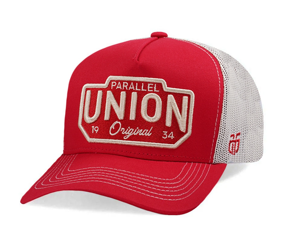 Parallel Union Patch Red Edition Trucker Snapback Casquette