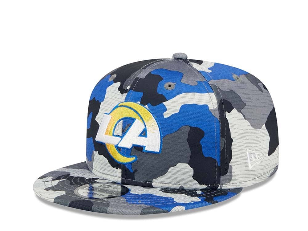 New Era Los Angeles Rams NFL Training Camp 22 Camo 9Fifty Snapback Casquette