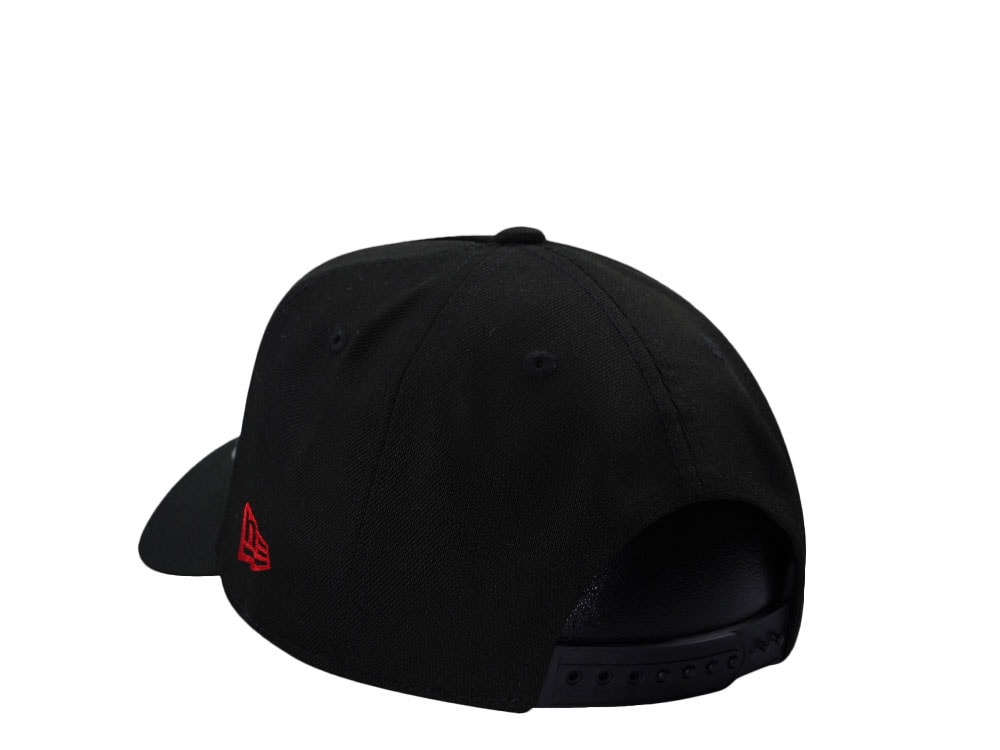 New Era Chicago Bulls Back To Back World Champions Black Prime Edition 9Forty A Frame Snapback Casquette