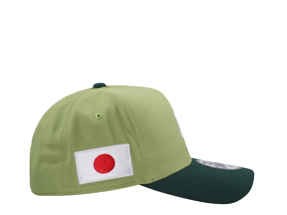New Era San Francisco Giants Japan Lucky Cat Matcha Two Tone Edition 9Forty A Frame Snapback Casquette