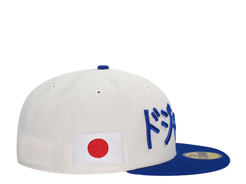 New Era Los Angeles Dodgers Kanji Japan Chrome Two Tone Edition 59Fifty Fitted Casquette