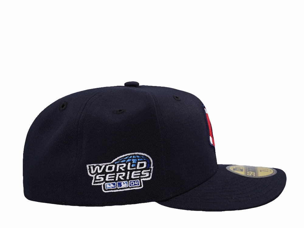 New Era Boston Red Sox World Series 2004 Navy Prime Edition Pre Curved 59Fifty Fitted Casquette