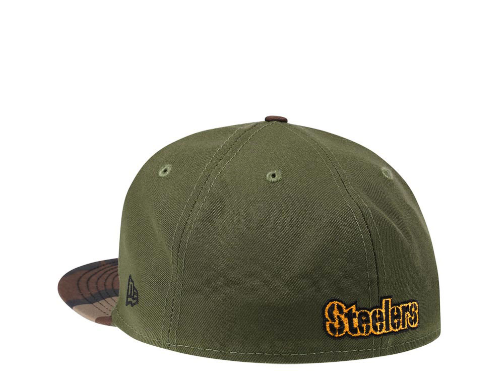New Era Pittsburgh Steelers Camo Edition 59Fifty Fitted Casquette