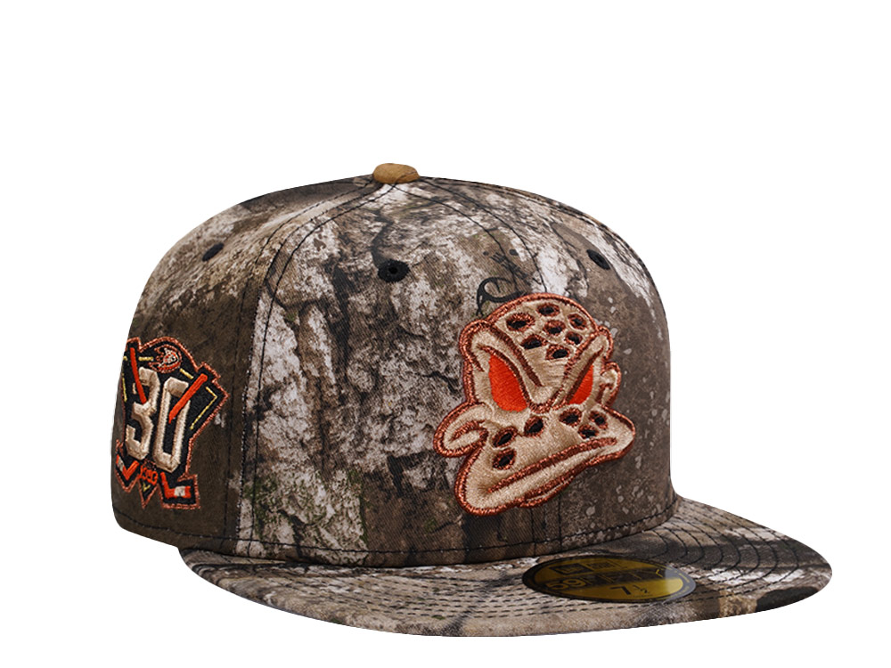 New Era Anaheim Ducks 30th Anniversary Realtreee APX Prime Edition 59Fifty Fitted Casquette