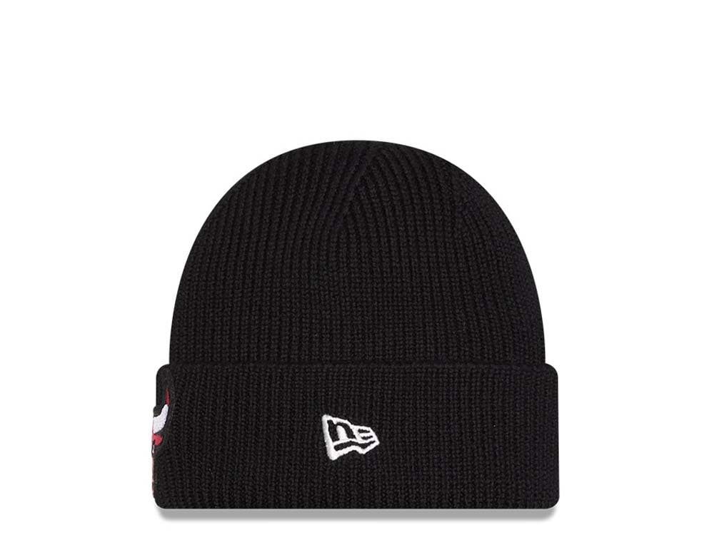 New Era Chicago Bulls Skull Knit Black Chapeaux