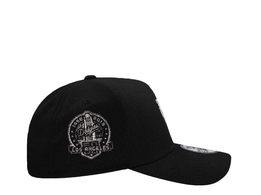 New Era Los Angeles Dodgers 60th Anniversary Upside Down Black Prime Edition 9Forty A Frame Snapback Casquette