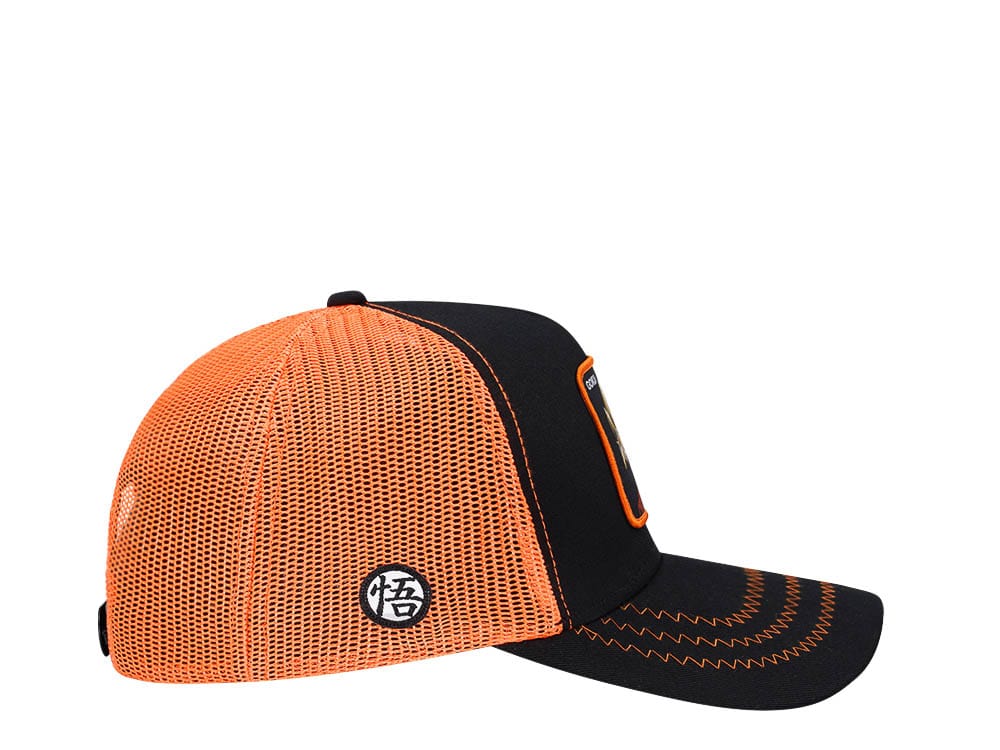 Capslab Dragonball Z Goku Black and Orange Trucker Snapback Casquette