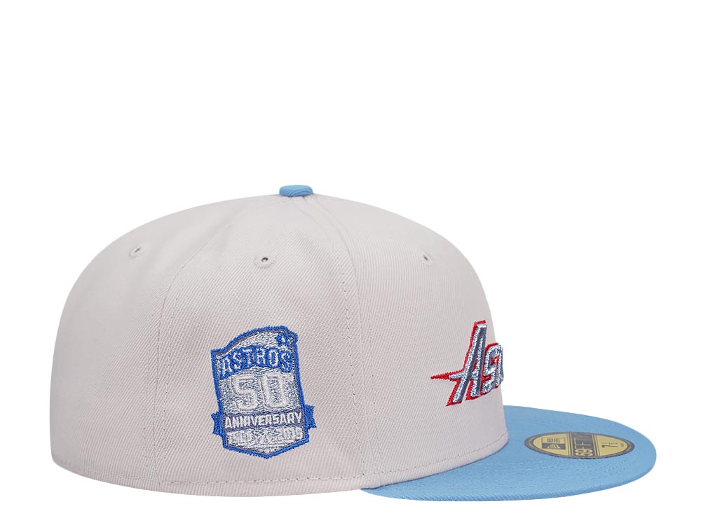 New Era Houston Astros 50th Anniversary Stone Color Flip Two Tone Edition 59Fifty Fitted Casquette
