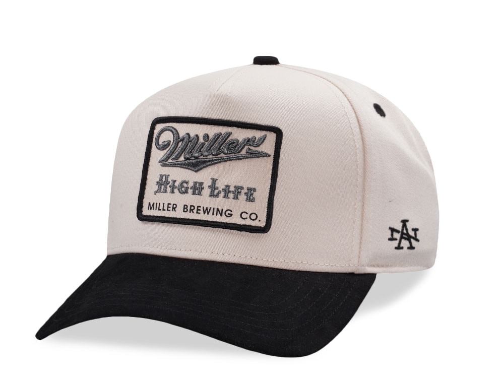 American Needle Miller High Life Ivory Wrangler Edition Snapback Casquette