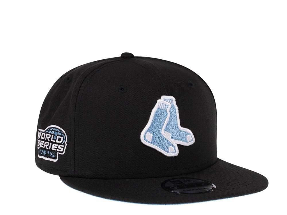 New Era Boston Red Sox World Series 2004 Black Glacier Blue Edition 9Fifty Snapback Casquette