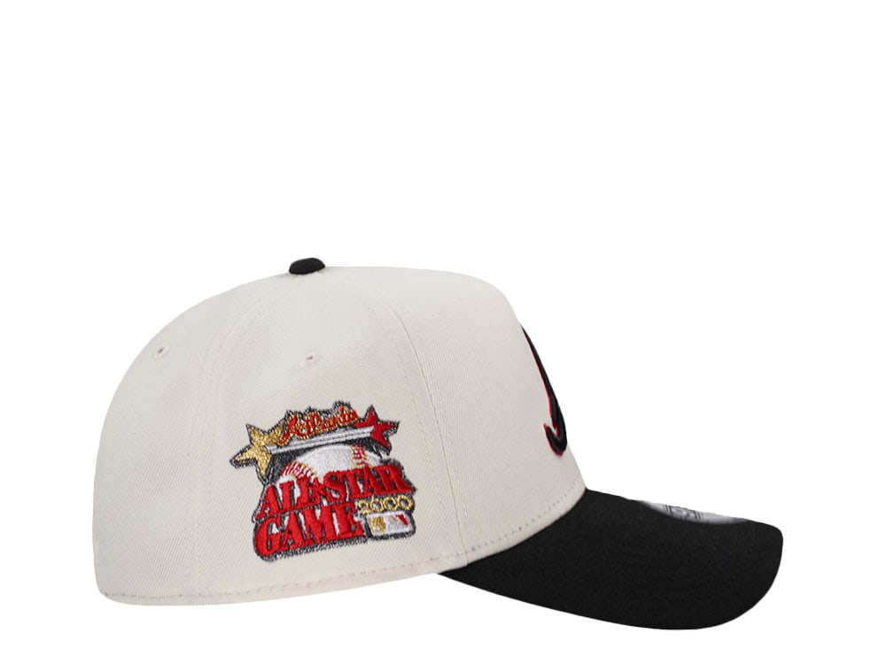 New Era Atlanta Braves All Star Game 2000 Splatter Chrome Two Tone Edition 9Forty A Frame Snapback Casquette