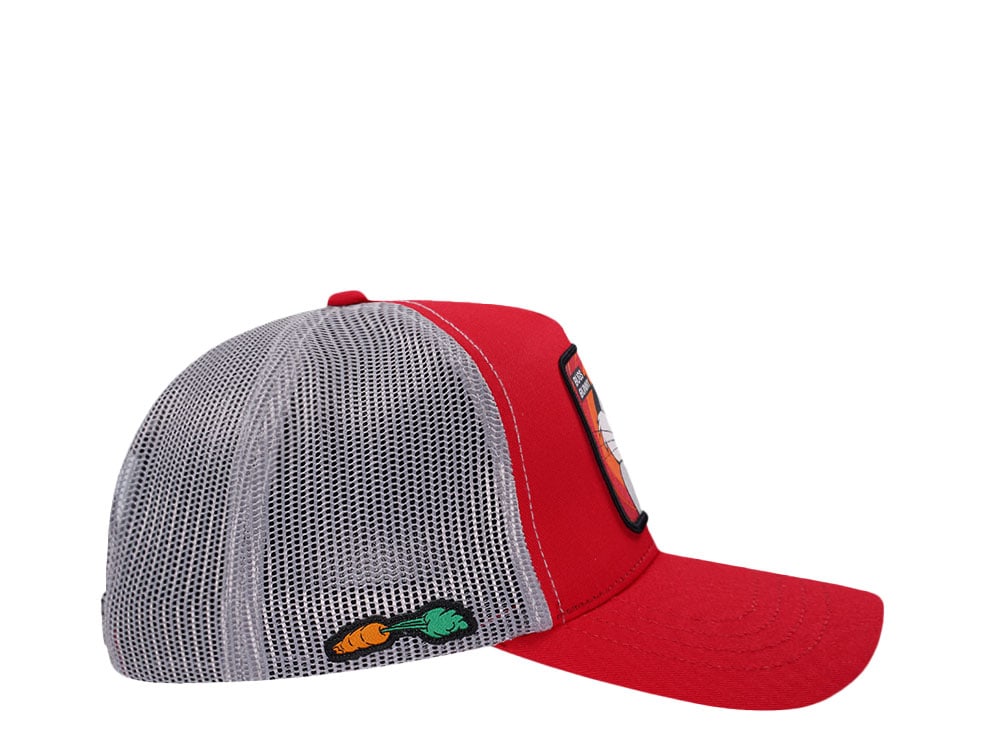 Capslab Looney Tunes Bugs Bunny Red Trucker Snapback Casquette