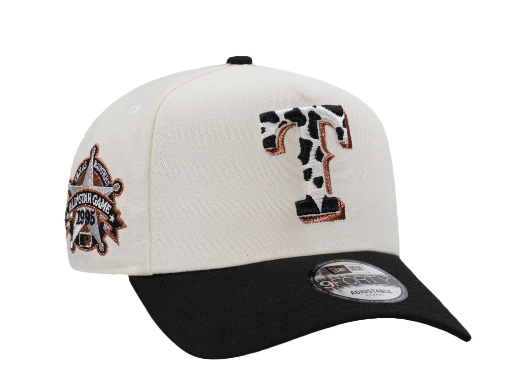 New Era Texas Rangers All Star Game 1995 Chrome Two Tone Edition 9Forty A Frame Snapback Casquette