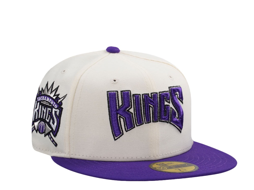 New Era Sacramento Kings Chrome Two Tone Edition 59Fifty Fitted Casquette