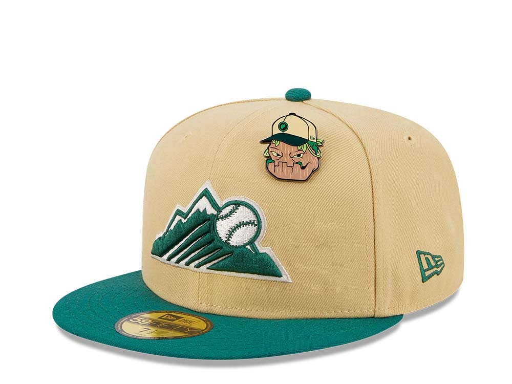New Era Colorado Rockies The Elements Vegas Gold Two Tone Edition 59Fifty Fitted Casquette