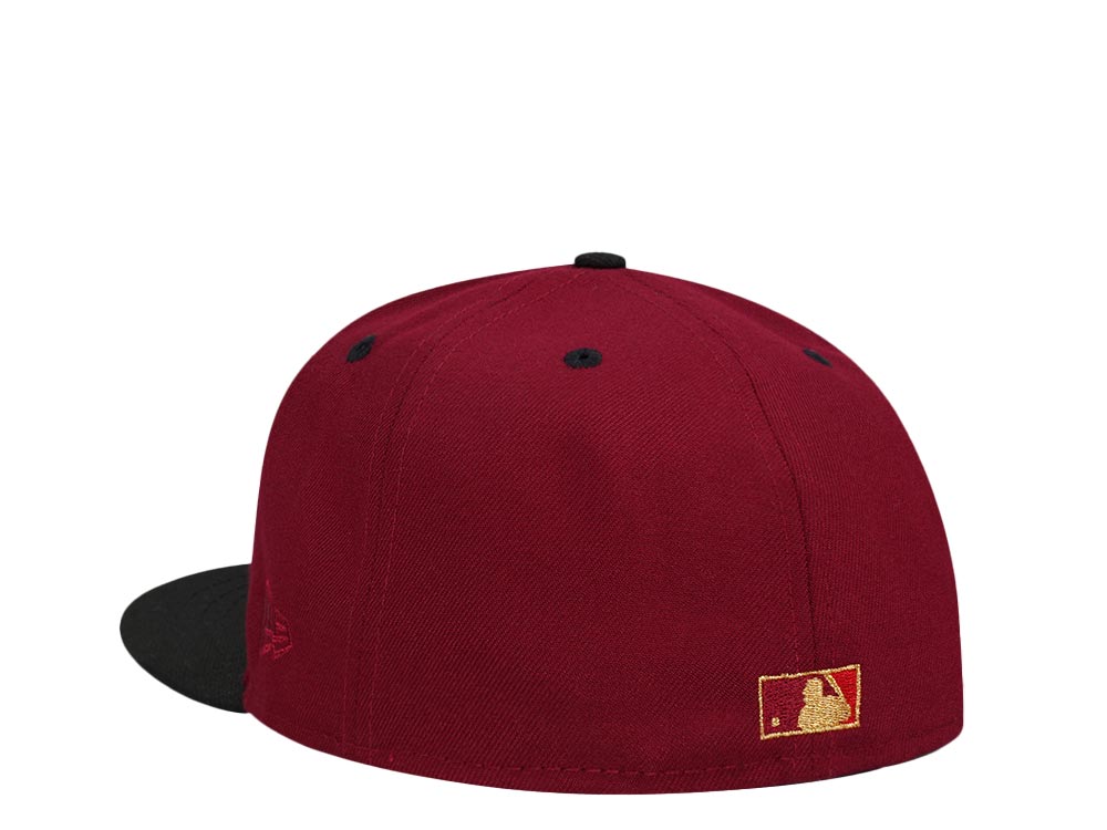 New Era Washington Nationals Stadium Anniversary Smooth Red Two Tone Throwback Edition 59Fifty Fitted Casquette