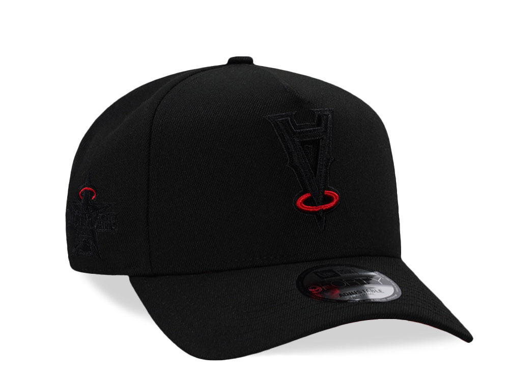 New Era Anaheim Angels All Star Game 2010 Black And Red Edition 9Forty A Frame Snapback Casquette