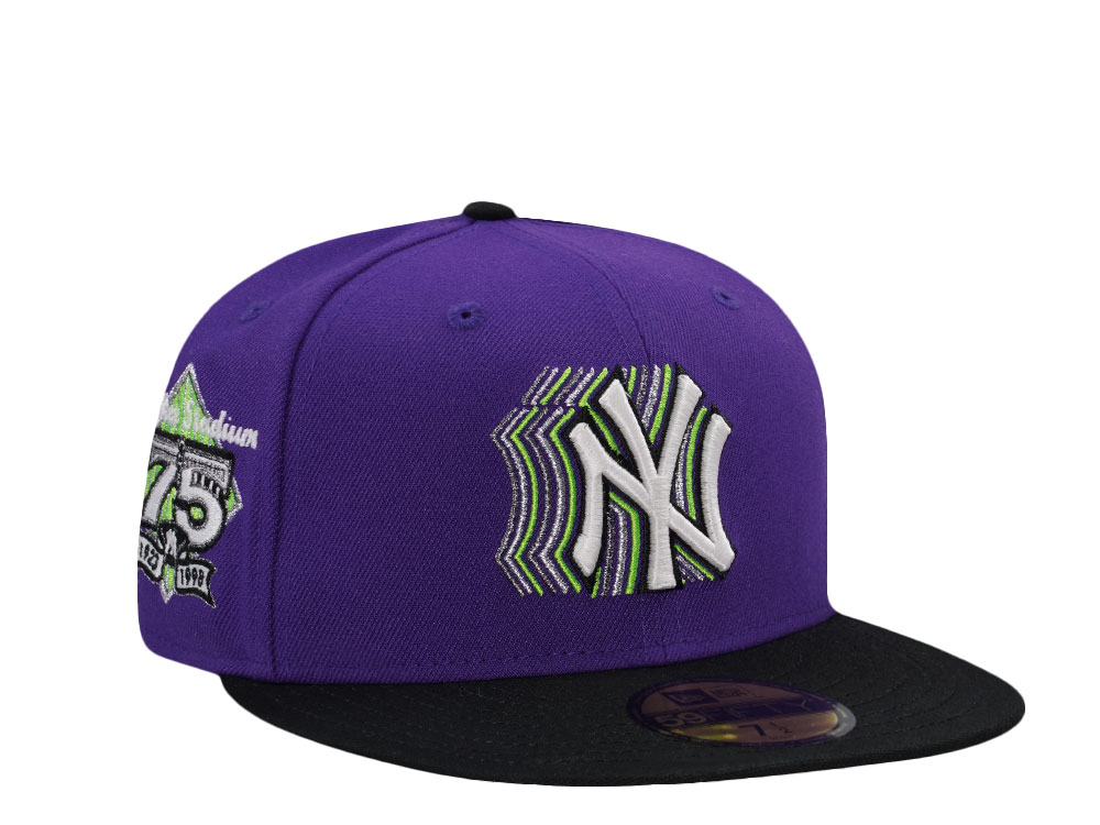 New Era New York Yankees 75th Stadium Anniversary Cascading Two Tone Edition 59Fifty Fitted Casquette