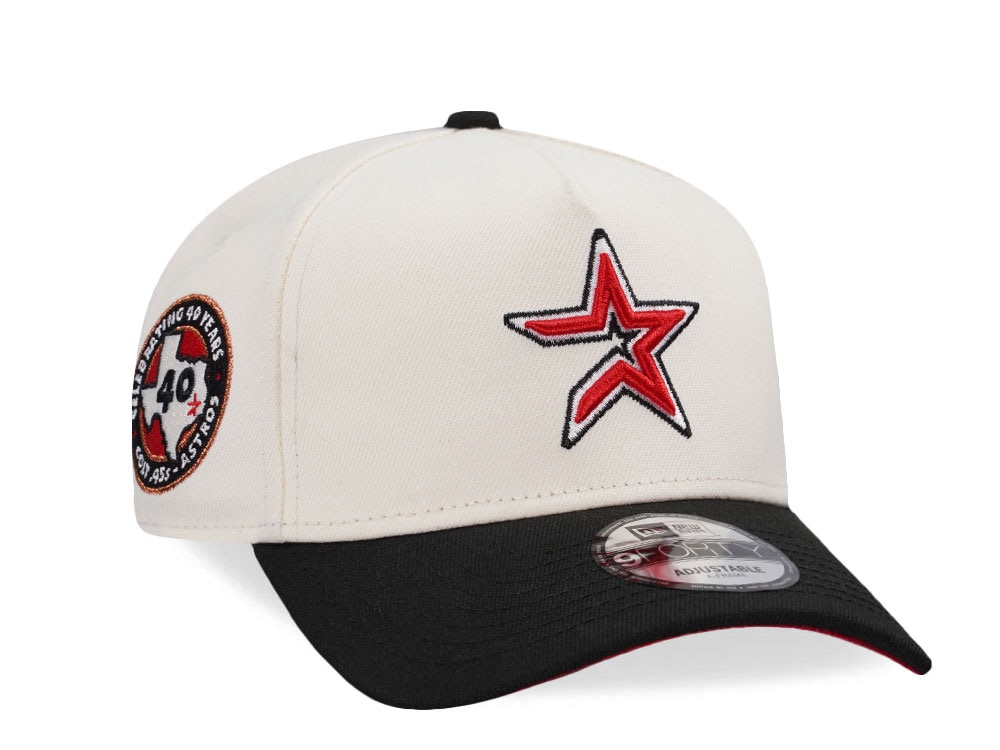 New Era Houston Astros Detail Chrome Two Tone Edition 9Forty A Frame Snapback Casquette