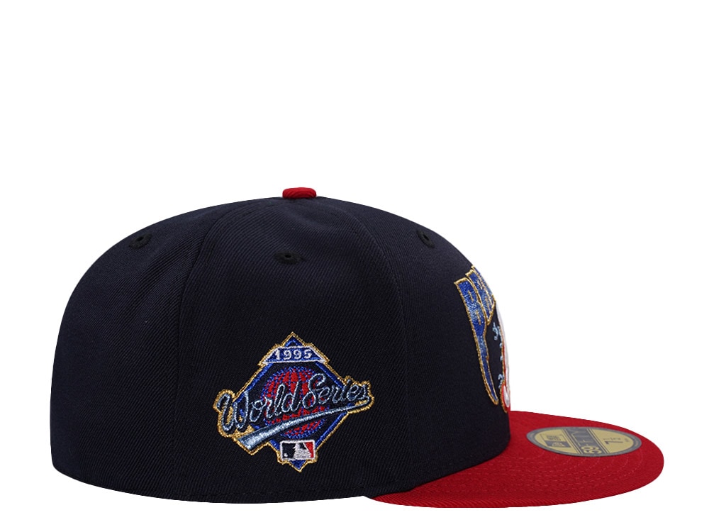 New Era Atlanta Braves World Series 1995 Navy Two Tone Edition 59Fifty Fitted Casquette