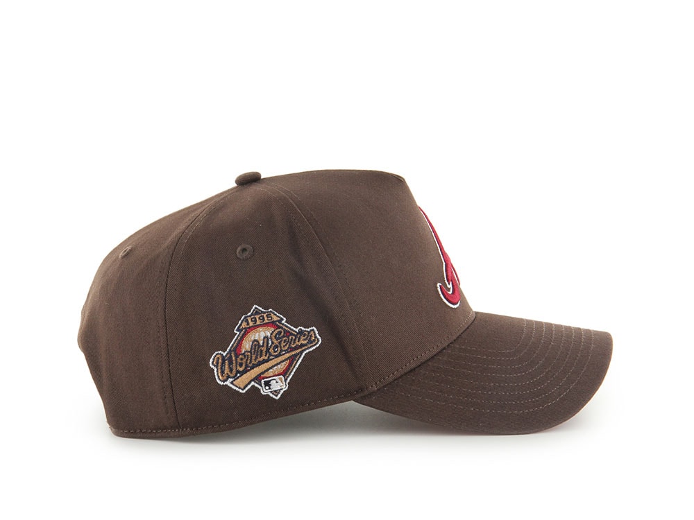 47Brand Atlanta Braves Brown World Series Edition MVP Snapback Casquette