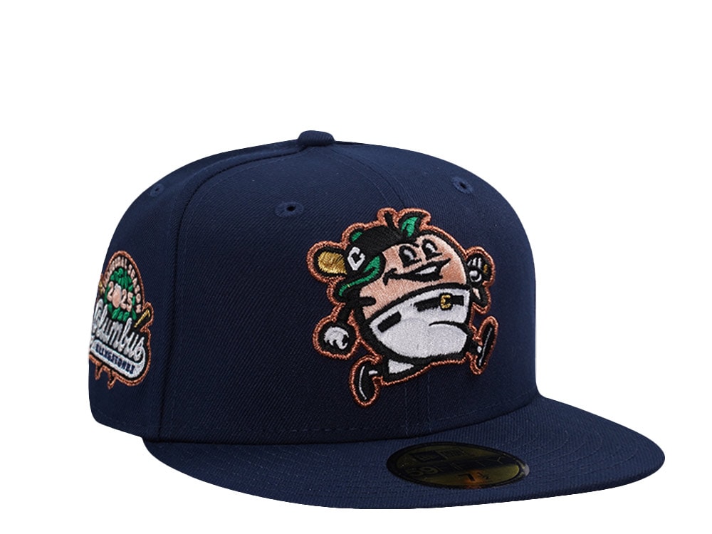 New Era Columbus Clingstones Inaugural Season 2025 Ocean Blue Prime Edition 59Fifty Fitted Casquette