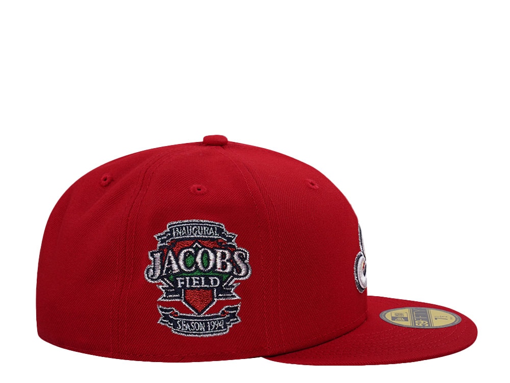 New Era Cleveland Indians Jacobs Field Scarlet Prime Edition 59Fifty Fitted Casquette
