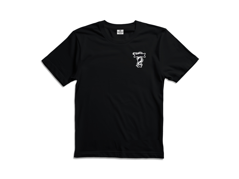 Family T-Shirt We Care about Caps Black Skull Oversize Edition
