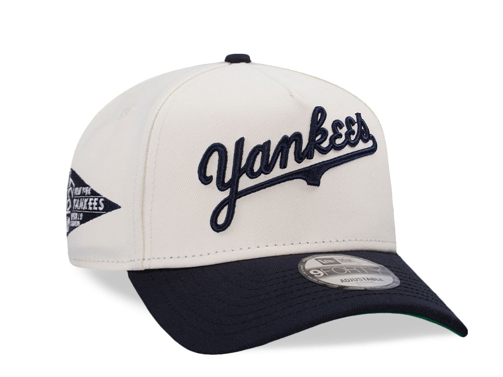 New Era New York Yankees World Series 1927 Chrome Two Tone Prime Edition 9Forty A Frame Snapback Casquette